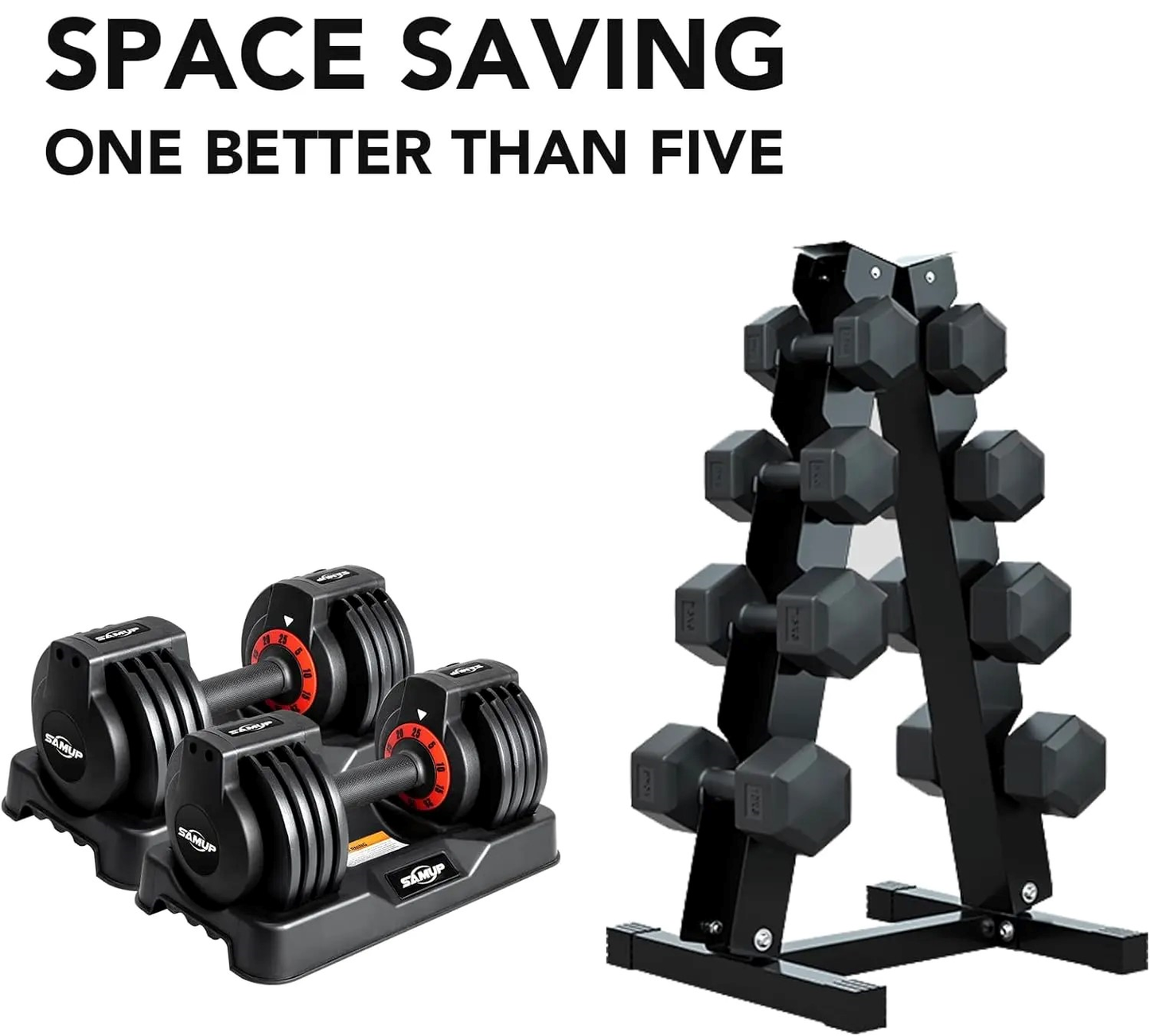 25 LB Adjustable Dumbbell (Pair)