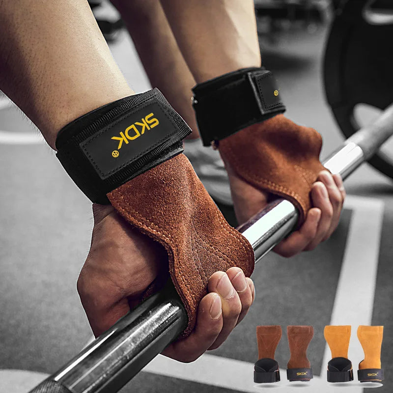 Premium Cowhide Gym Grips