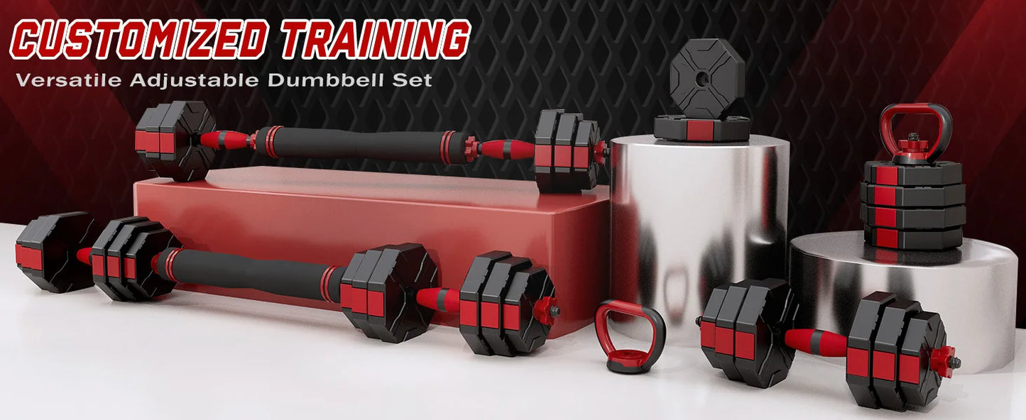 4-in-1 Multifunctional Dumbbell Set