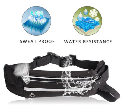 Running Hydration Belt Waist Bag